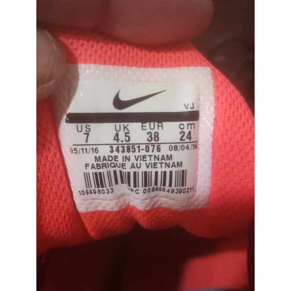 Nike Air Max Torch 4 Running Shoes Women's Size 7 Pink Grey Yellow 343851-076 - Picture 2 of 14